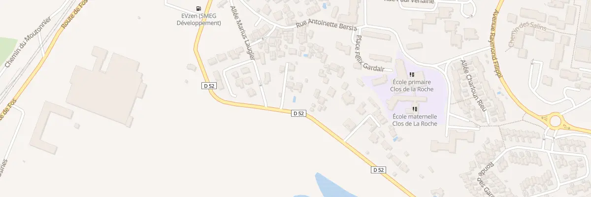 Plan du 9066 Rte de la Cabane Noire à Istres