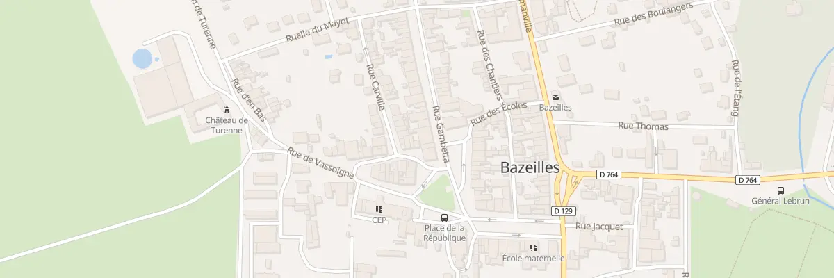 Plan du 2 Rue Georges Vaucher à Bazeilles