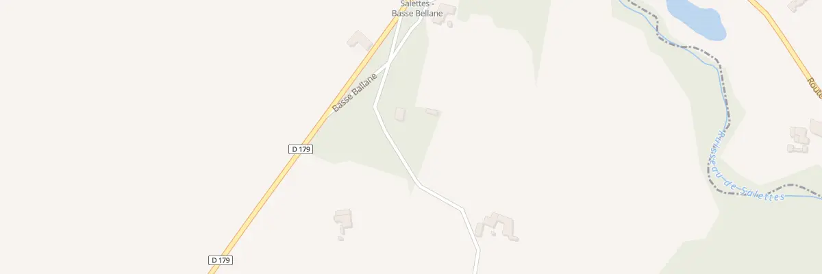 Plan du 5039 Basse Bellane à Salettes
