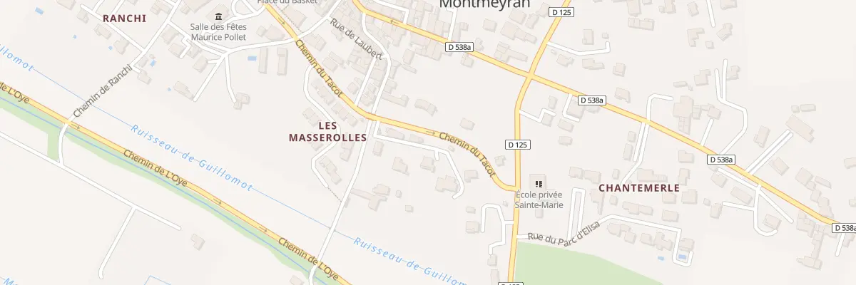 Plan du 6 All des Peupliers à Montmeyran