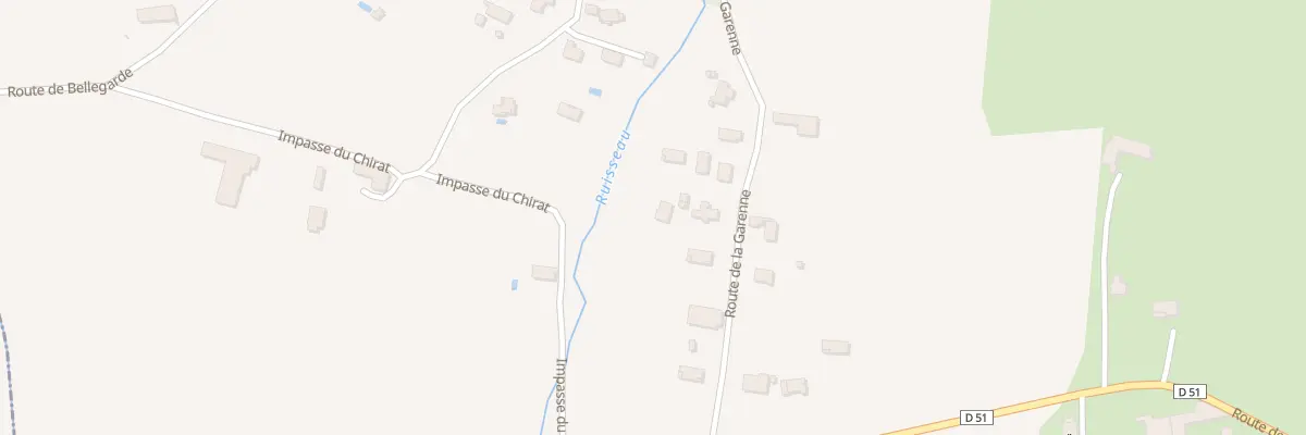 Plan du 201 Rte de la Garenne à Moissieu-sur-Dolon