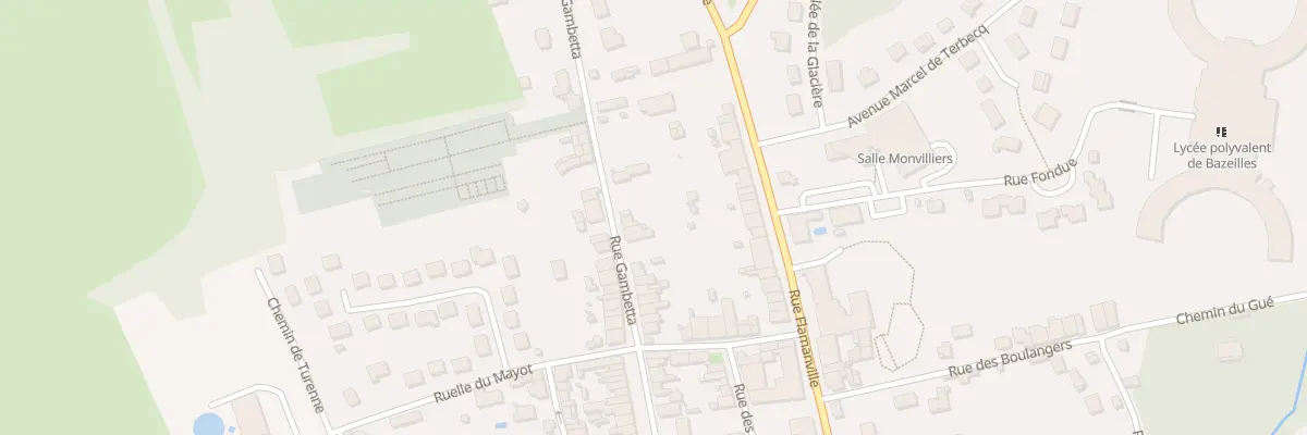 Plan du 44 Rue Gambetta à Bazeilles