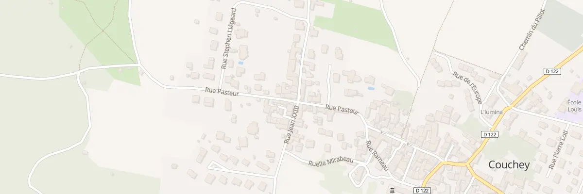 Plan du 44 Rue Pasteur à Couchey