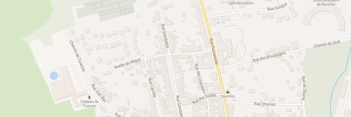 Plan du 24 Rue Gambetta à Bazeilles