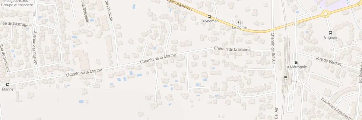 Plan du 25 Che de la Manne à Istres