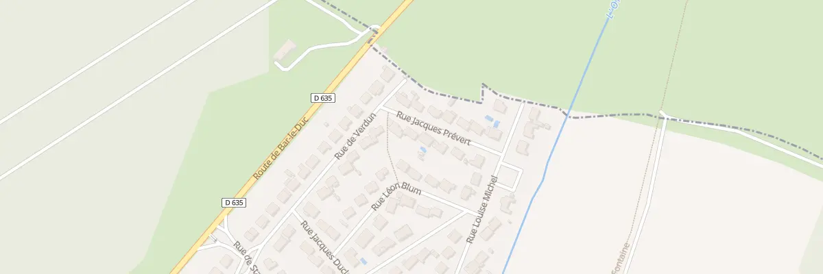 Plan du 7 Rue Jacques Prevert à Bettancourt-la-Ferrée