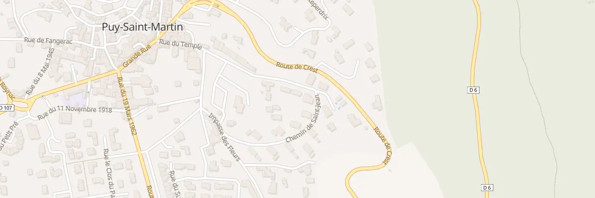 Plan du 5379 La Garenne à Puy-Saint-Martin