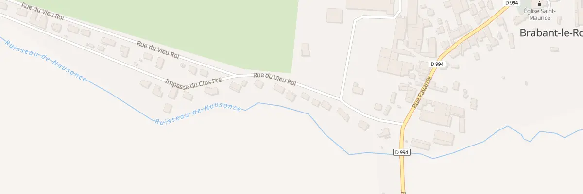Plan du 13 Rue du Vieu Roi à Brabant-le-Roi