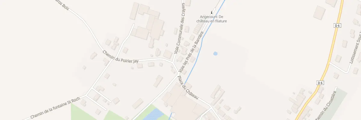 Plan du 1 Vc Les Pres de la Barriere à Angecourt