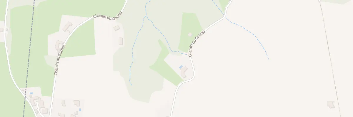 Plan du 830 Che du Côteau à Saint-Just-Chaleyssin