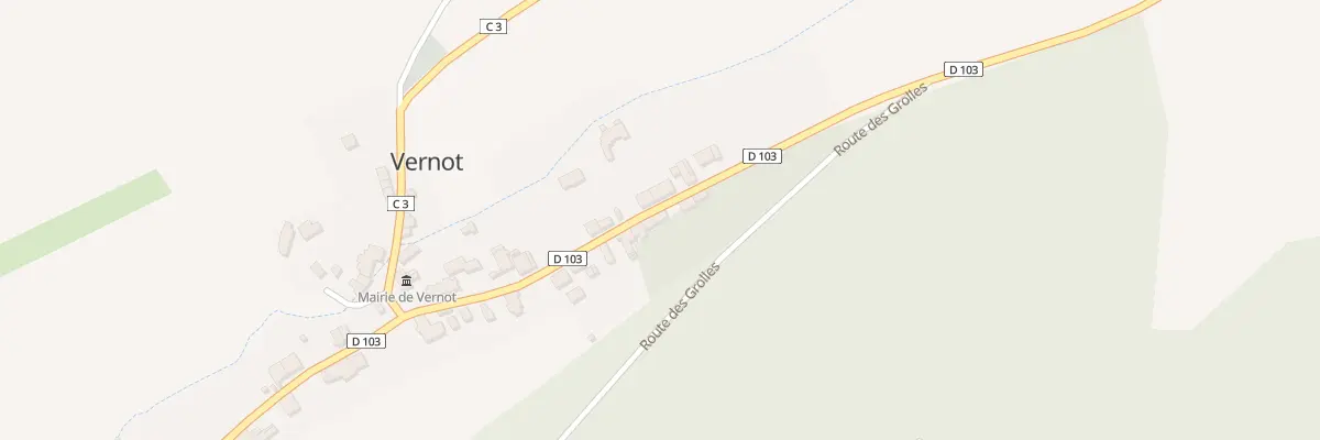 Plan du 13 Rte de la Combe Gissey à Vernot