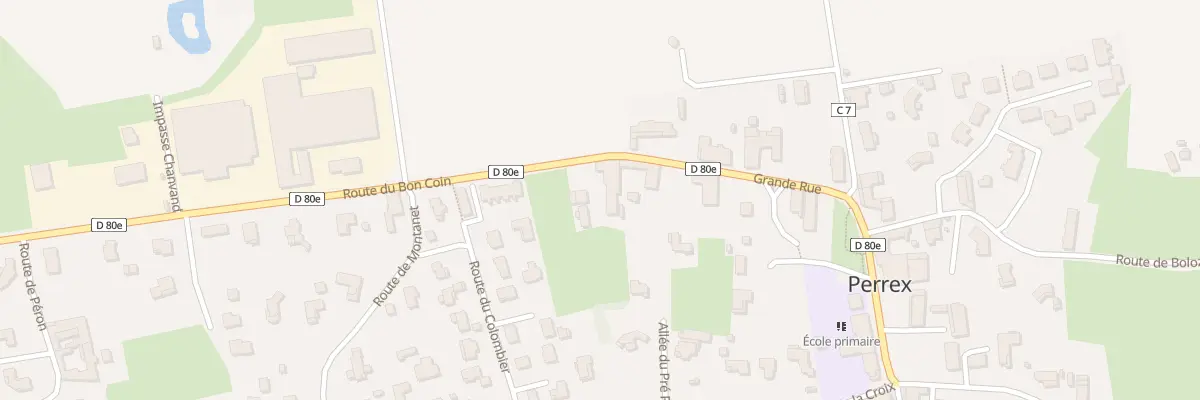 Plan du 375 Rue Grande Rue à Perrex