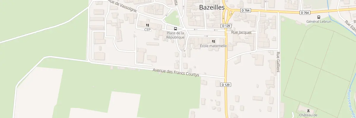Plan du 2 Rue de l’Eglise de Bazeilles à Bazeilles