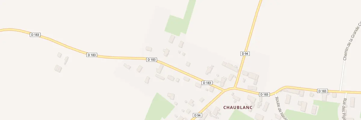 Plan du 5A Rue de la Maison Rose à Saint-Gervais-en-Vallière