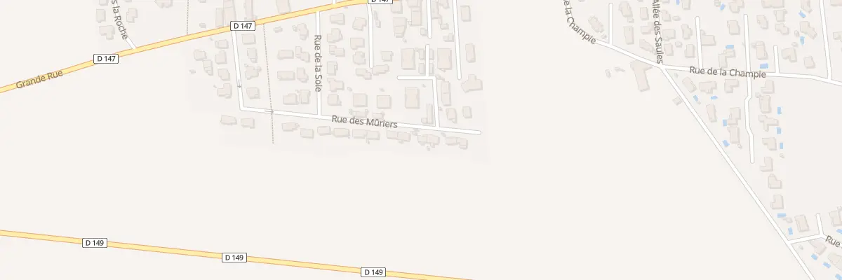 Plan du 30 Rue des Muriers à Toussieu