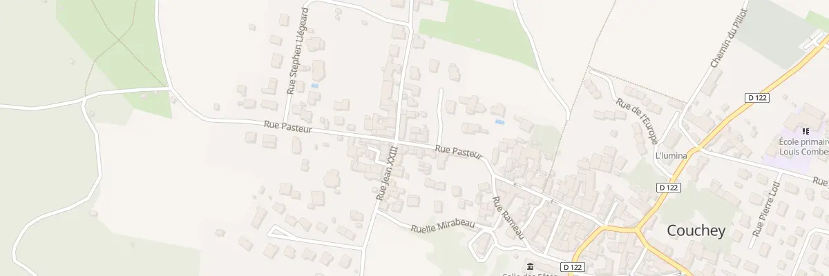 Plan du 40 Rue Pasteur à Couchey