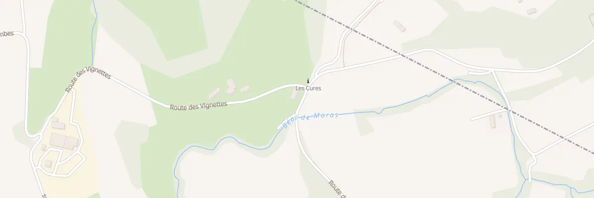 Plan du 549 Rte des Vignettes à Luzinay