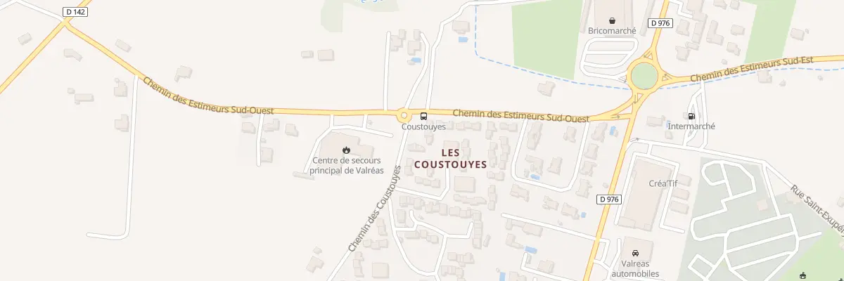 Plan du 9102 Les Coustouyes à Valréas