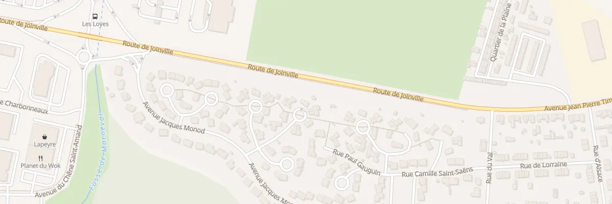 Plan du 6 Rue Gustave Courbet à Saint-Dizier