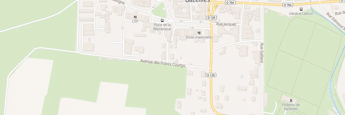 Plan du 5202 Rue de l’Eglise de Bazeilles à Bazeilles