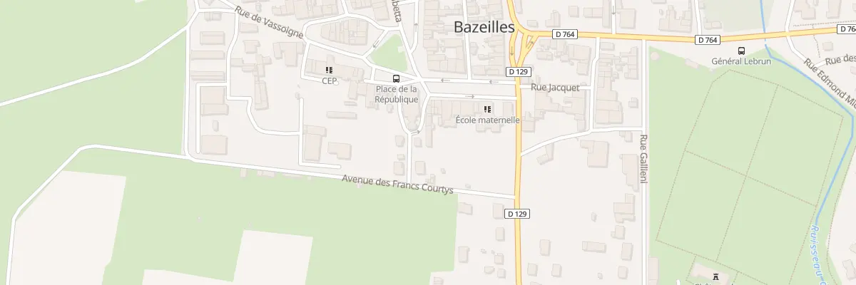 Plan du 5 Rue de l’Eglise de Bazeilles à Bazeilles