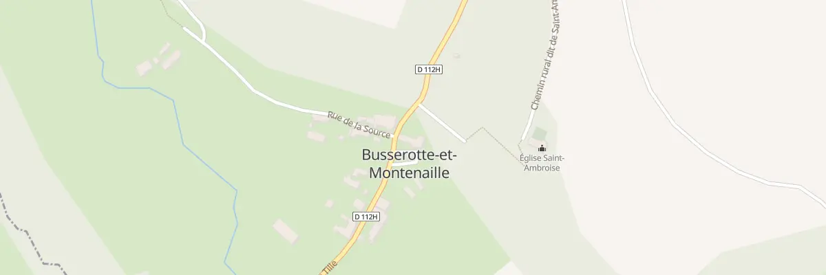 Plan du 2 Pl de la Mairie à Busserotte-et-Montenaille