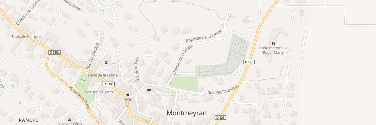 Plan du 46A Che de la Motte à Montmeyran