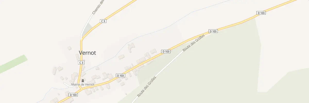 Plan du 18 Rte de la Combe Gissey à Vernot