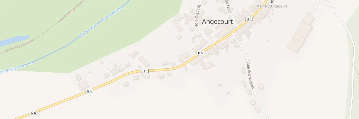 Plan du 66 Rue St Medard à Angecourt