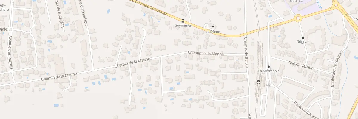 Plan du 9002 Che de la Manne à Istres