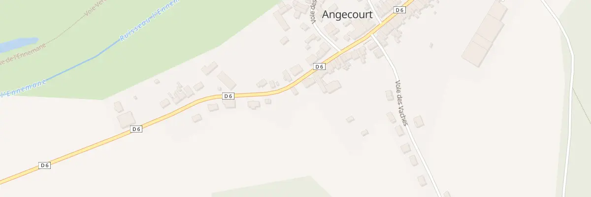 Plan du 81 Rue St Medard à Angecourt