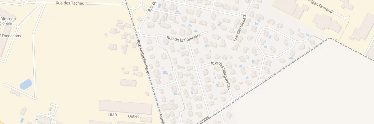 Plan du 20 Rue des Marguerites à Genas