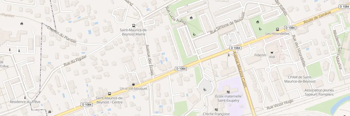 Plan du 45 Rte de Genève à Saint-Maurice-de-Beynost