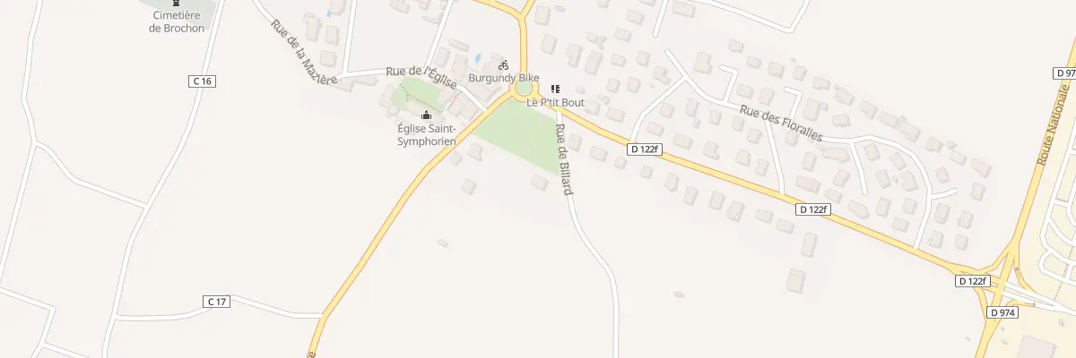Plan du 4 Rue de Billard à Brochon