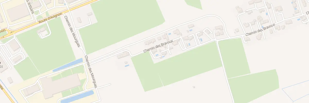 Plan du 921 Che des Bravoux à Monteux