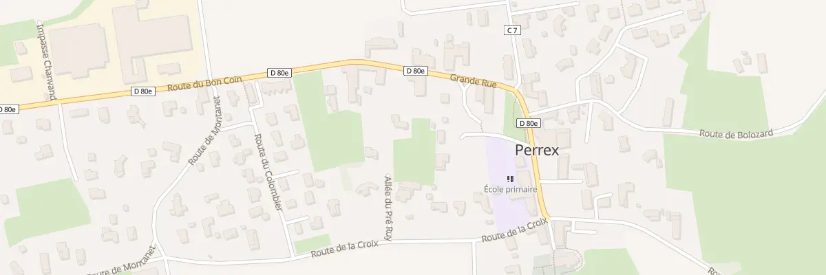 Plan du 303 Grande Rue à Perrex