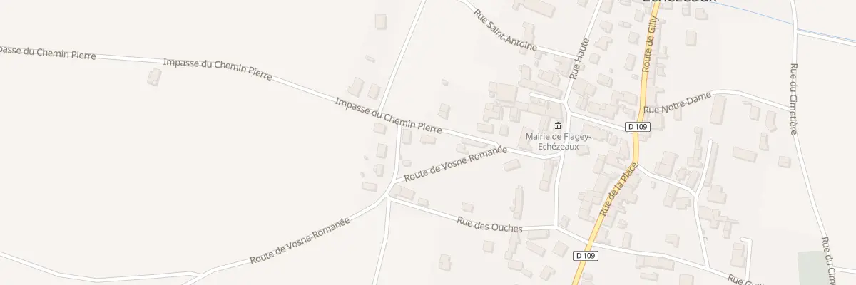 Plan du 1 Imp du Chemin Pierré à Flagey-Echézeaux