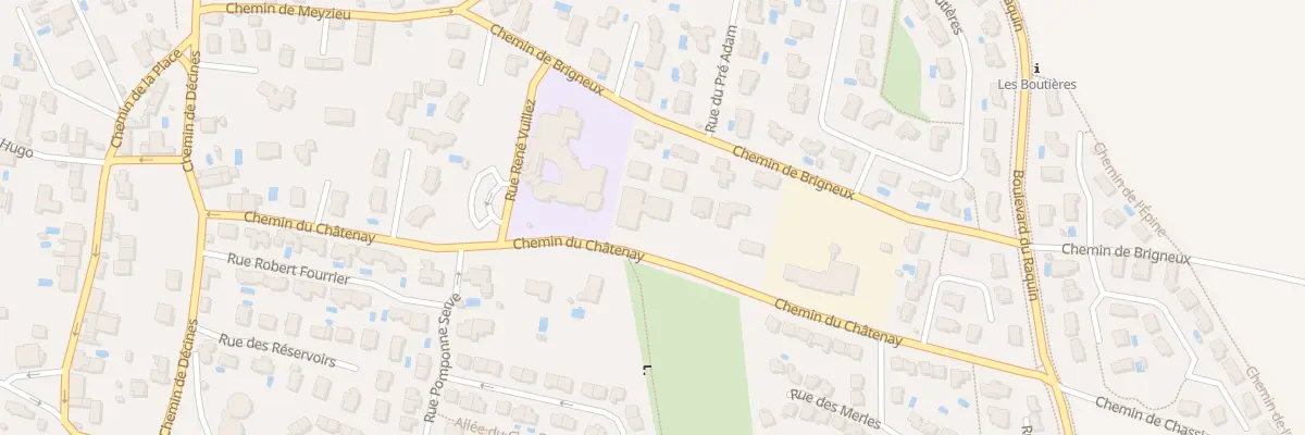Plan du 25 Rue du Chatenay à Chassieu