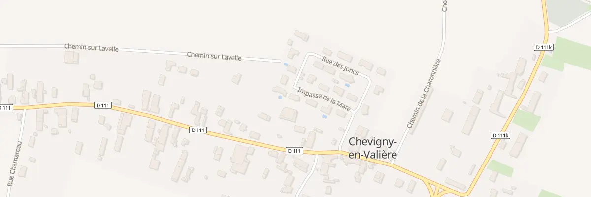 Plan du 9 Imp de la Mare à Chevigny-en-Valière