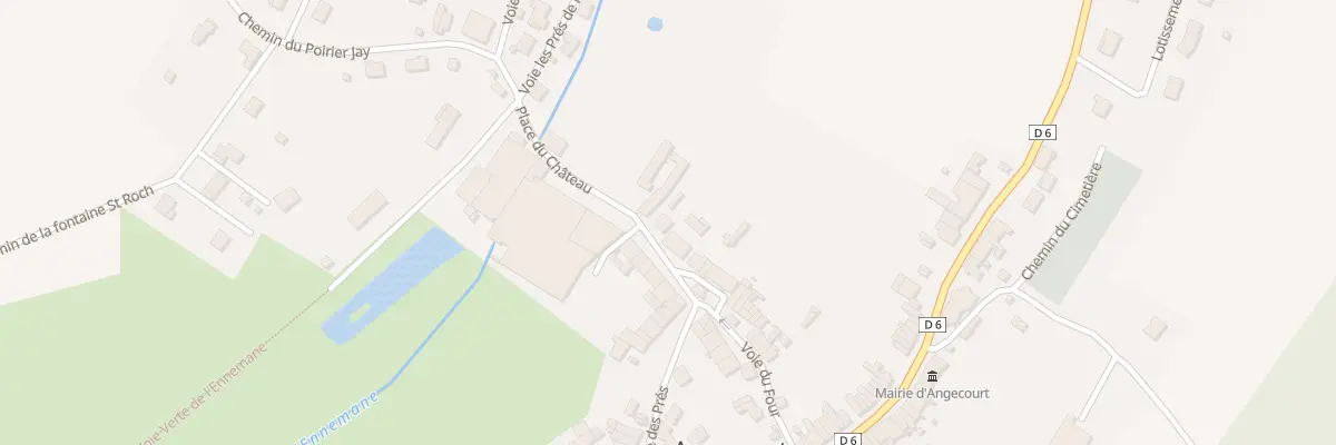 Plan du 4 Pl du Chateau à Angecourt
