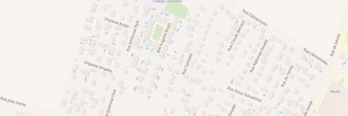 Plan du 34 Rue Victor Schoelcher à Saint-Priest