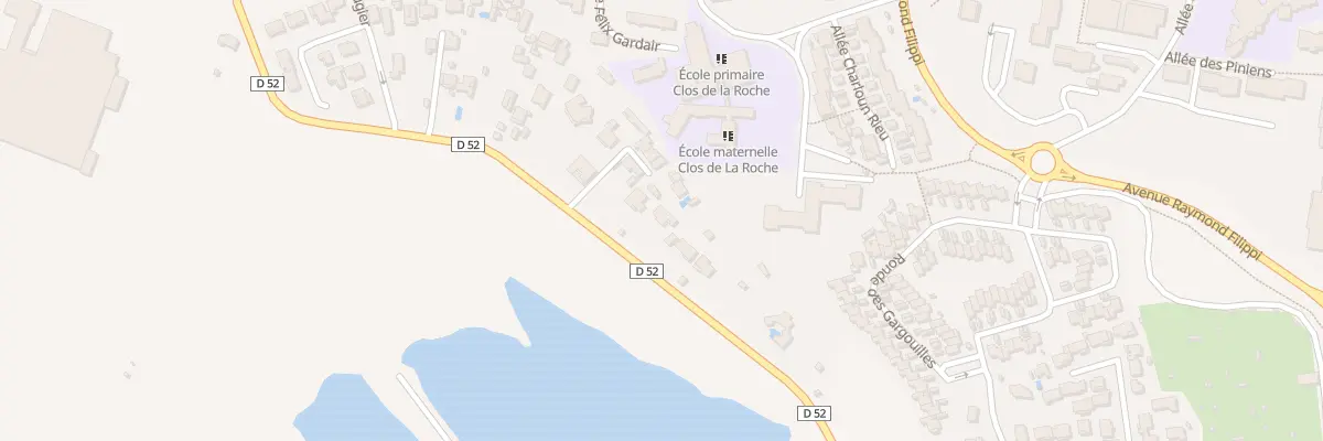 Plan de Rte de la Cabane Noire à Istres