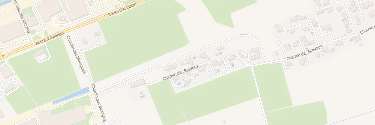Plan du 862 Che des Bravoux à Monteux