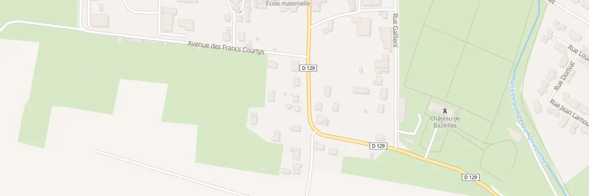 Plan du 14 Rue du Four de Bazeilles à Bazeilles