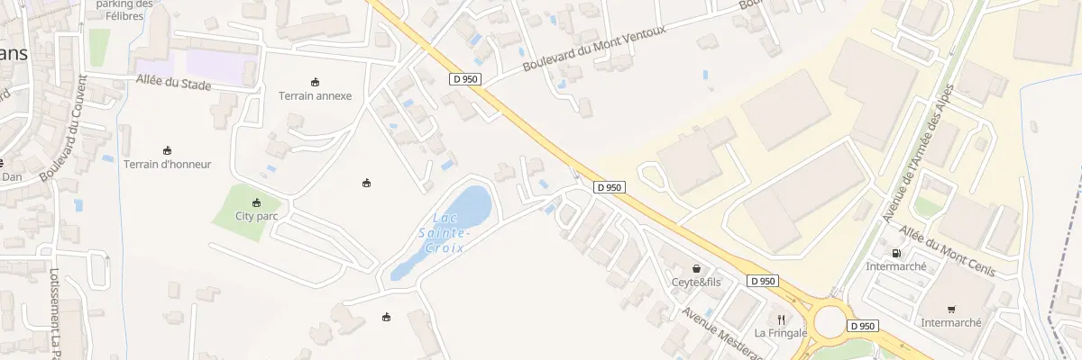 Plan du 316 Av des Mestieraou à Sarrians