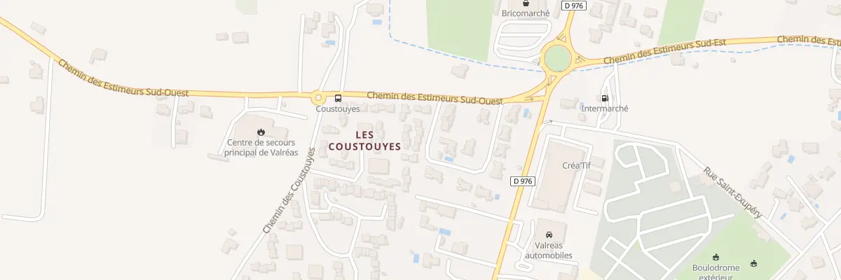 Plan du 9081 Che des Coustouyes à Valréas