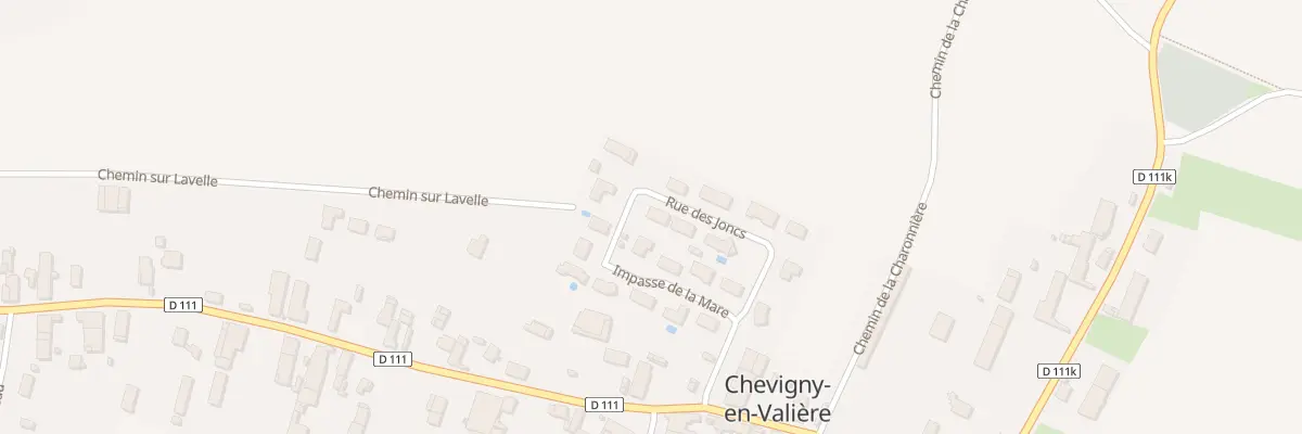 Plan du 9 Rue des Joncs à Chevigny-en-Valière