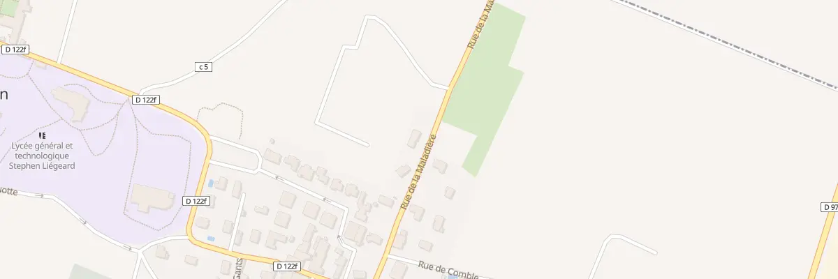 Plan du 2 Rue de la Maladiere à Brochon