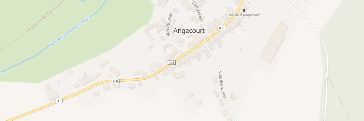 Plan du 71 Rue St Medard à Angecourt