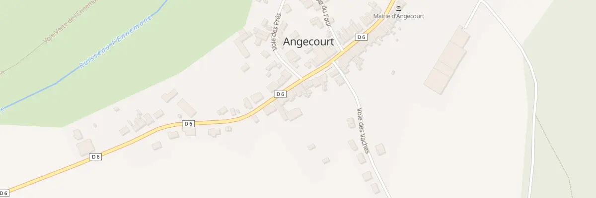 Plan du 73 Rue St Medard à Angecourt